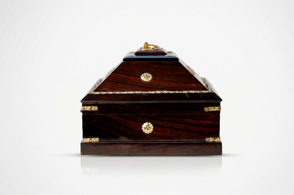 Jewel box Hand Made Kerala Traditional Netter Box Ornament Box Rosewood