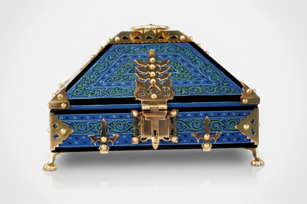 Nettoor boxJewellery Box with Intricate Patterns for Storing Jewellerie