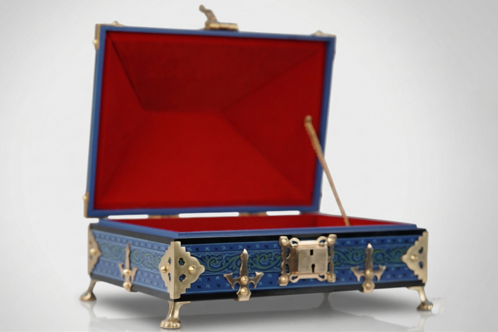 Nettoor boxJewellery Box with Intricate Patterns for Storing Jewellerie