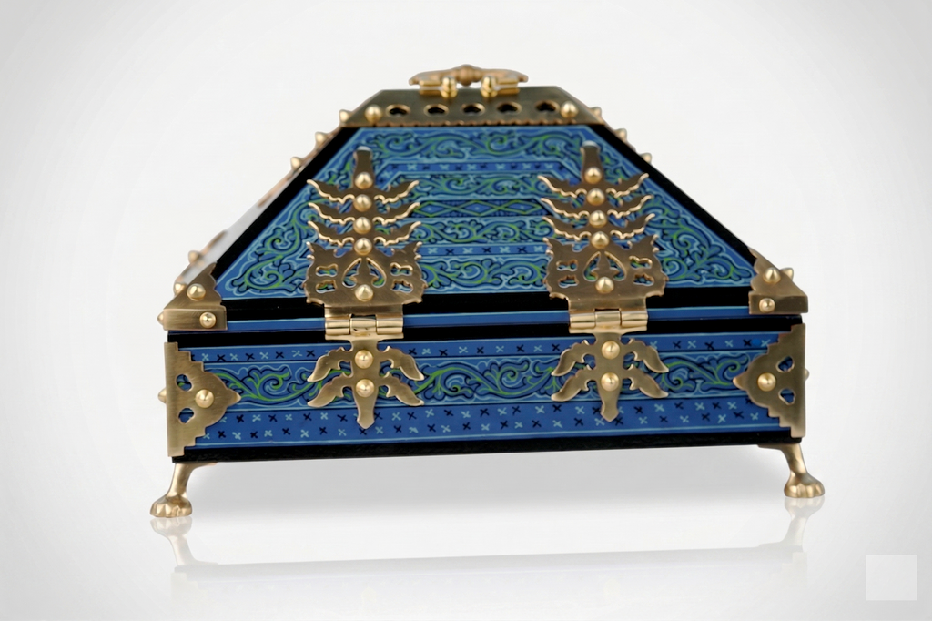 Nettoor boxJewellery Box with Intricate Patterns for Storing Jewellerie