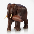 Elephant with log (Rose Wood)