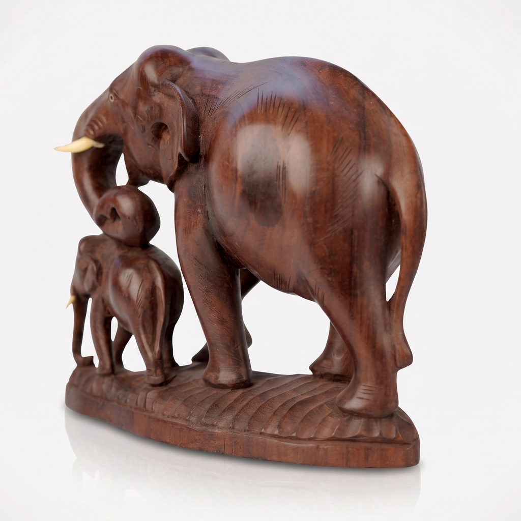 Mother with baby Elephant