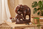 Mother with baby Elephant