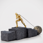 Man Pulling Small Ball